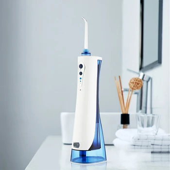 

New 3 Modes Cordless Water Flosser Dental Oral Irrigator USB Rechargeable Waterproof Electric Water Jet for Teeth Cleaner +4 Jet