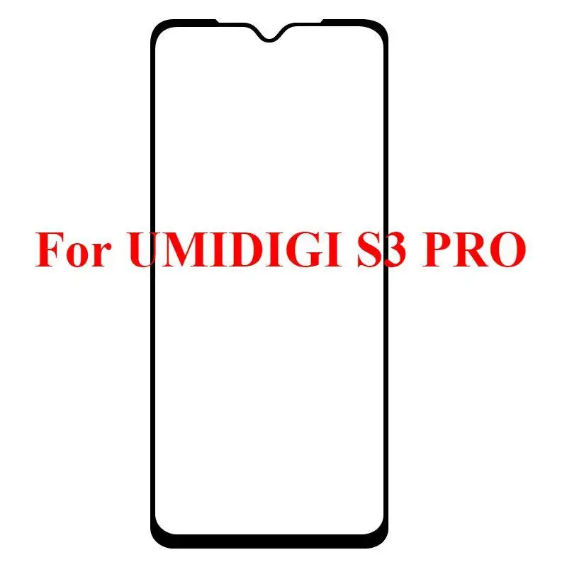 For UMIDIGI S3 PRO 2 шт./партия, полное покрытие, Защитное стекло для UMIDIGI S3 PRO, Защита экрана для UMIDIGI A5 PRO, 6,3 дюймов, закаленное стекло, защитная пленка - Цвет: For UMIDIGI S3 PRO