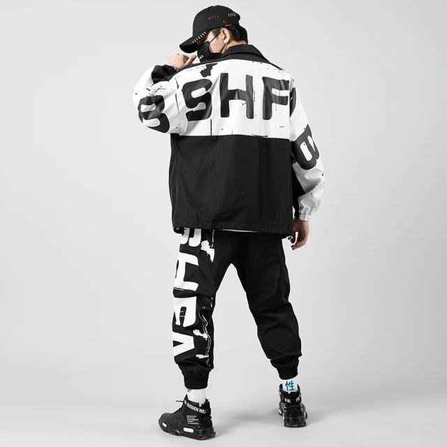 Streetwear Tracksuit Men Spring Sportswear Hip Hop Men's Sets Casual Male Track Suit Two Piece Set Jacket + Jogger Pants 3