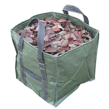 Садовая лужайка сумка из листьев двора мешок для отходов очистка брезент контейнер Tote садовый мусор многоразовые надежные ПП ткань