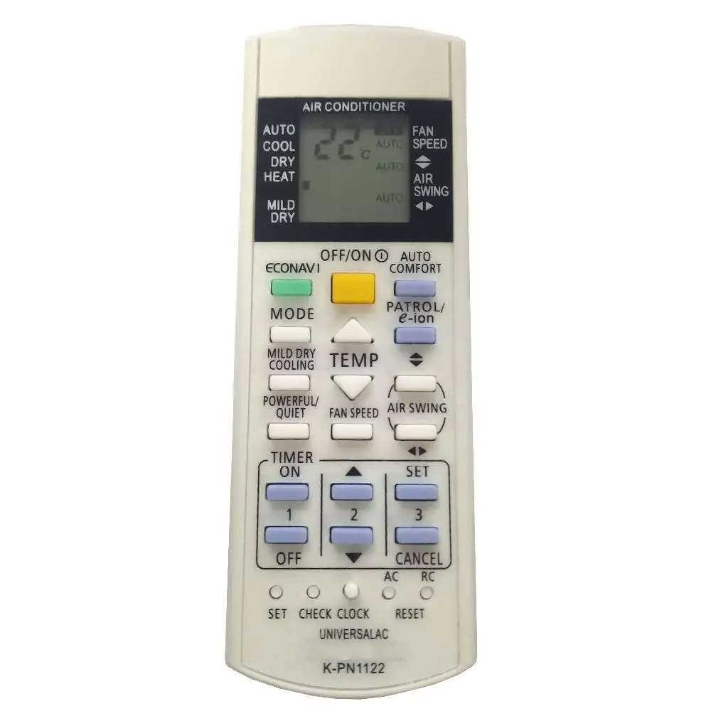 

Universal K-PN1122 Remote Control for ALL National PANASONIC AIR CONDITIONER Fernbedienung