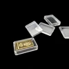 24*16*2.2mm  Clear capsule boxes for 5 grams bullion gold or silver bar case holder/ 5 gram 1