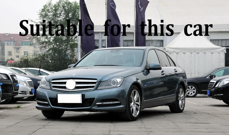2 шт. для Mercedes-Benz C Class W204 2011-2012 6000K белый светильник Светодиодный дневной ходовой светильник DRL Автомобильная противотуманная фара
