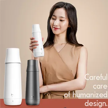 

300ML Double Wall Vacuum Insulation Cup Electric Kettle 2 In 1 APP Control Temperature Heating Boiling Stainless Steel Cup F1230