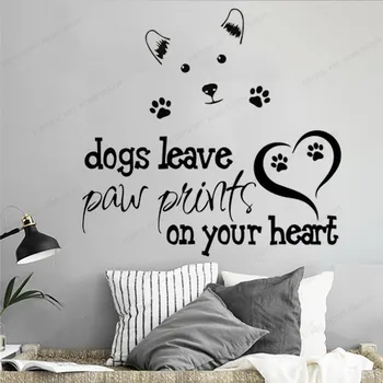 

Grooming Salon wall decal Pet lover Dog Cat decor Pet shop wall sticker removable art mural HJ763