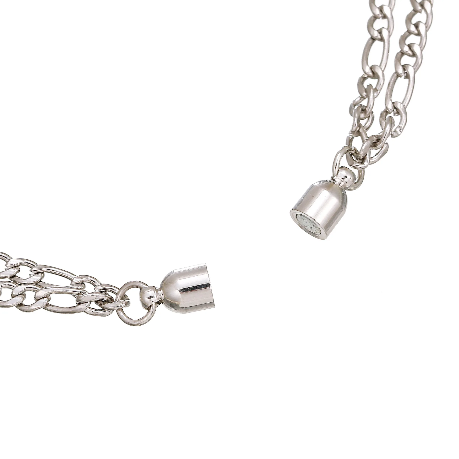 2pcs Set Couple Pendant Necklace 