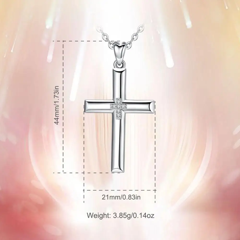 Sterling Silver Cross Pendant Necklace