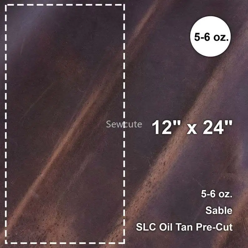 Coffe Brown Oil Tan Cowhide Leather Piece Pre-Cut Square Sheet Genuine Leather for Diy Craft for Belt Wallet Bag Shoes leather fabric,leather material