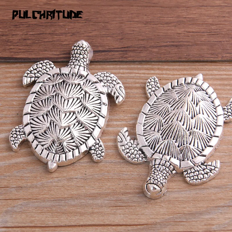 Turtle Pendants Jewelry Making Metal Turtle Charms Big Jewelry