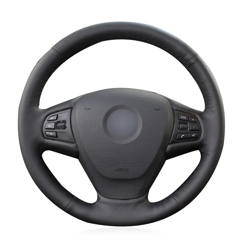 Чехол из натуральной кожи для BMW F25 X3 2011 2017 F15 X5 2014 чехол на руль F25|Чехлы руль| |