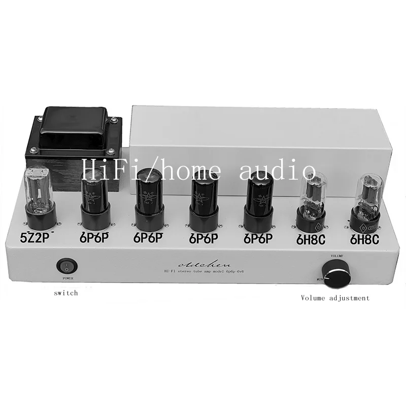 

Oldchen/laochenизвестный 6P6P-6V6 класс A и B трубка, усилитель мощности, с переключением между дальним и открытого Hi-Fi аудио двухтактный усилитель, выходная мощность 9 Вт × 2