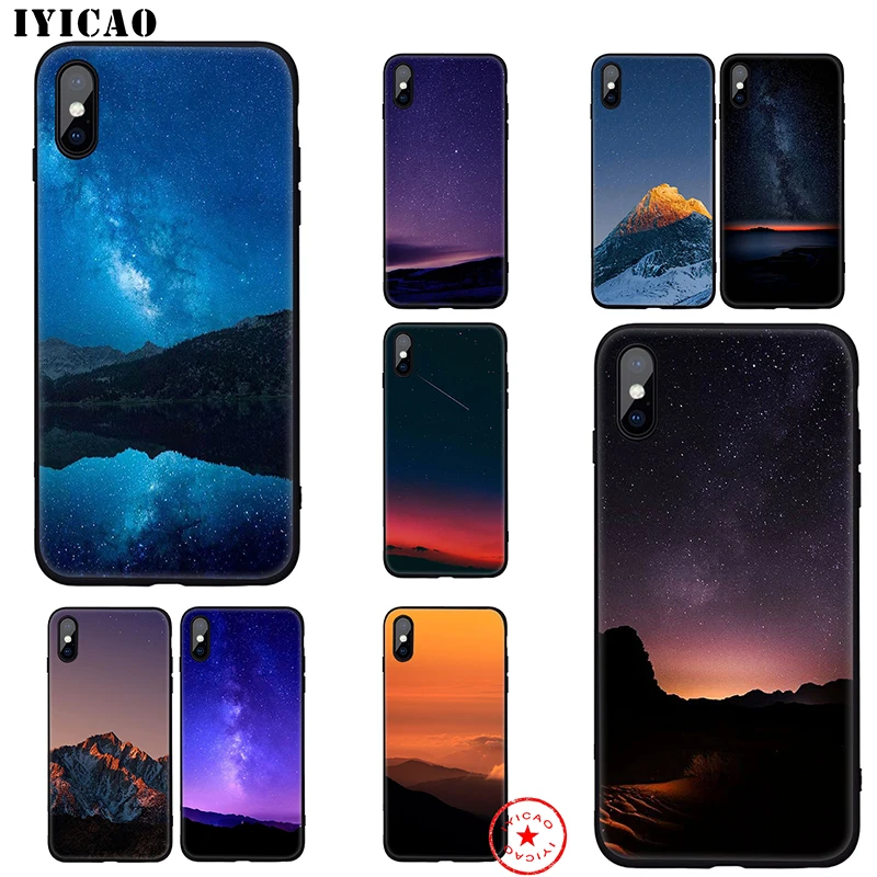 Мягкий чехол IYICAO для iphone 11 Pro Xr Xs Max 6 6s 7 8 Plus 5 5S Se из силикона TPU |