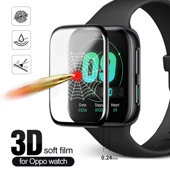 

1-2 pcs full cover screen protector film for oppo watch 41mm 46mm soft TPU Protective Film for OPPO Watch 41 46 MM Not glass