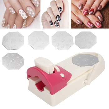 

Manicure Vacuum Cleaner Nail Art Printer Nail Art Pattern Stamp Manicure Machine Stamper DIY Kit Set Nails Accessory
