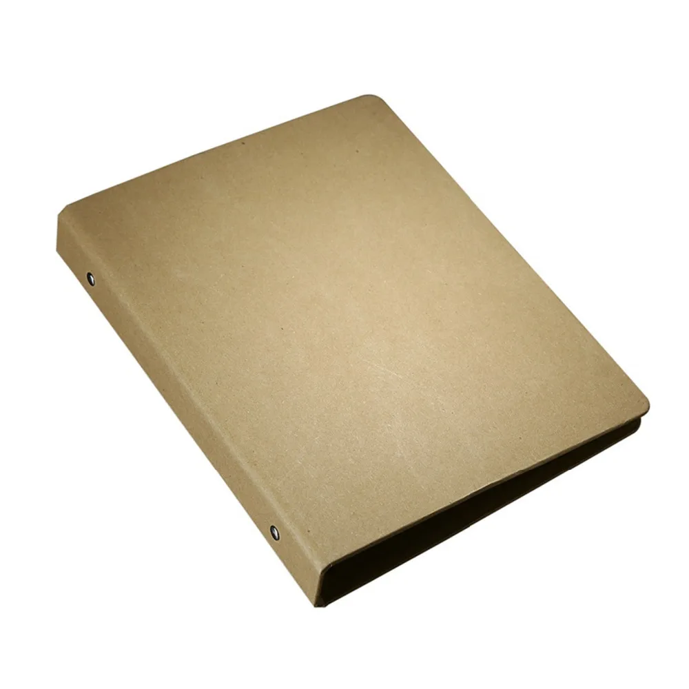 Чехол книжка с 6 отверстиями для ноутбука винтажный пустой крафт чехол офиса