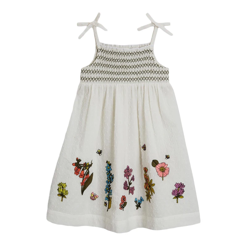 Little maven/Новинка г.; летнее Брендовое платье для маленьких девочек; детское хлопковое платье в полоску без рукавов с принтом звезды и цветов