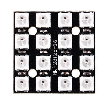 

WS2812B 16-Bit 4*4 Full Color 5050 RGB LED Lamp Panel RGB light source module For Arduino
