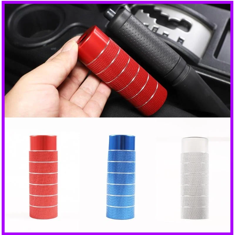 

Auto Parts Aluminum Alloy Interior Handbrake Sleeve Grab Handle Trim Drum For Toyota FJ Cruiser 2007-2021 ST Car Accessories