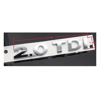

Newest Style Item 2.0TDI Car Rear Back Logo Emblem Badge Sticker