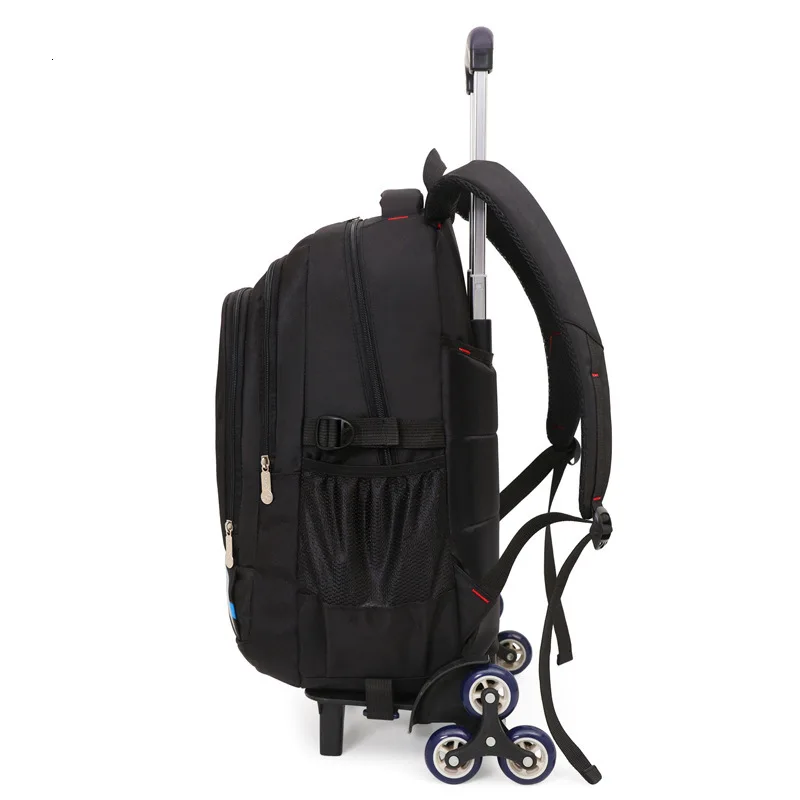 Bags Trolley School Children kids Trolley Backpack Travel Luggage Backpack with Wheels Rolling Backpack For Boys Girls