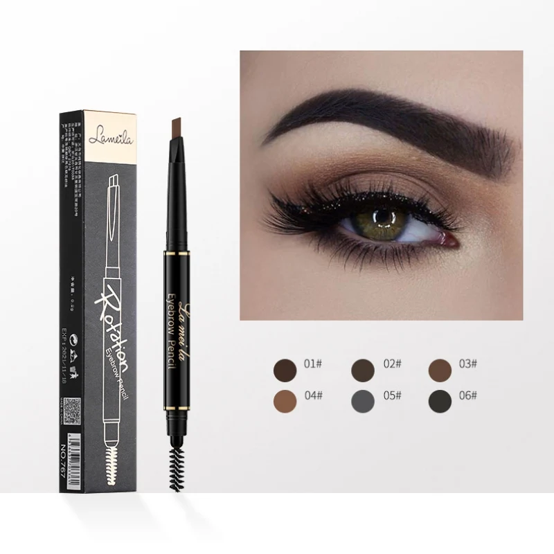 

Double-head Eyebrow Pencil Long-lasting Eyebrow Tattoo Pencil Professional Fine Sketch Liquid Eye Brow Pencil