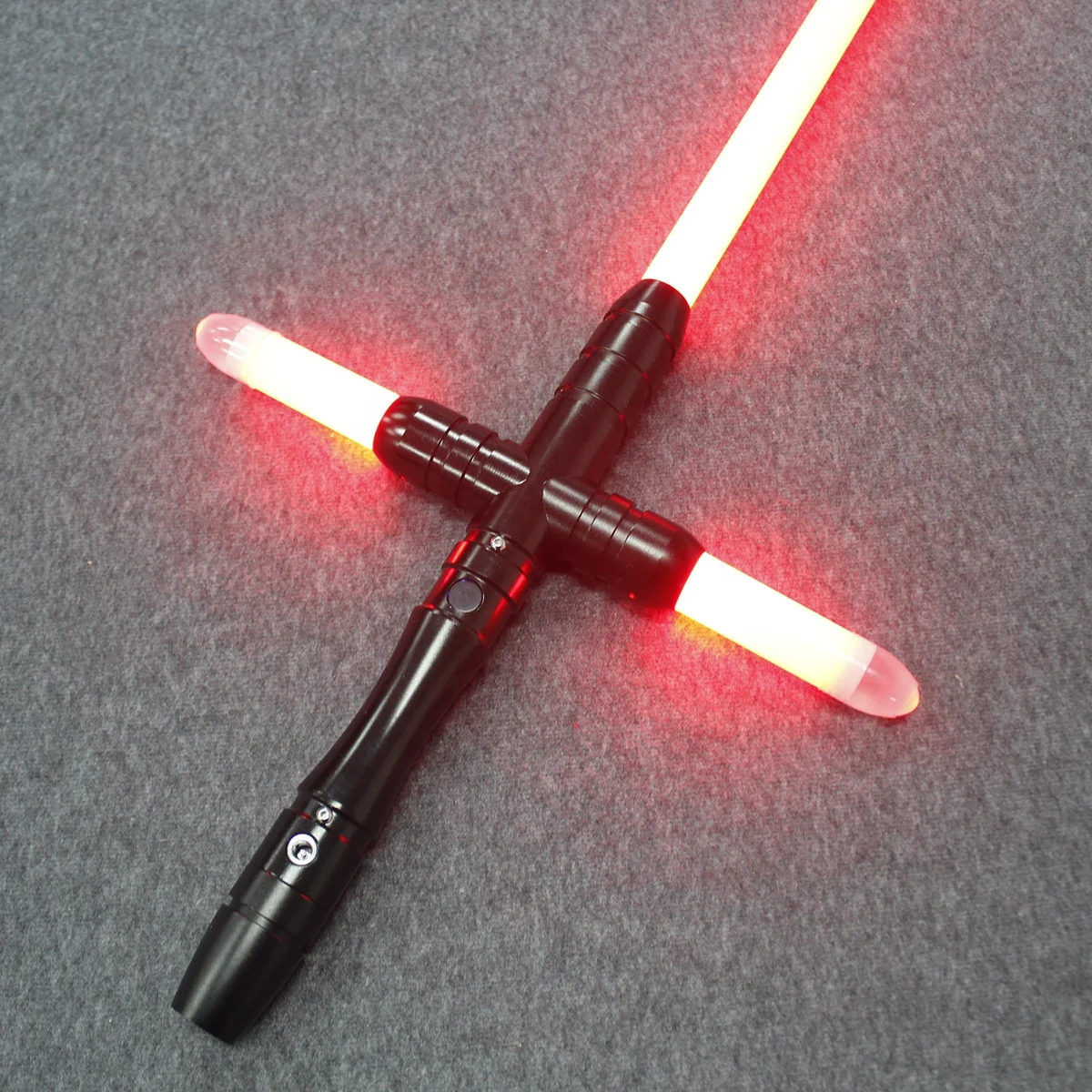 Star Wars Lightsaber Sword Fx Dueling Force Metal Hilt Jedi Cosplay Kids Toy Red 