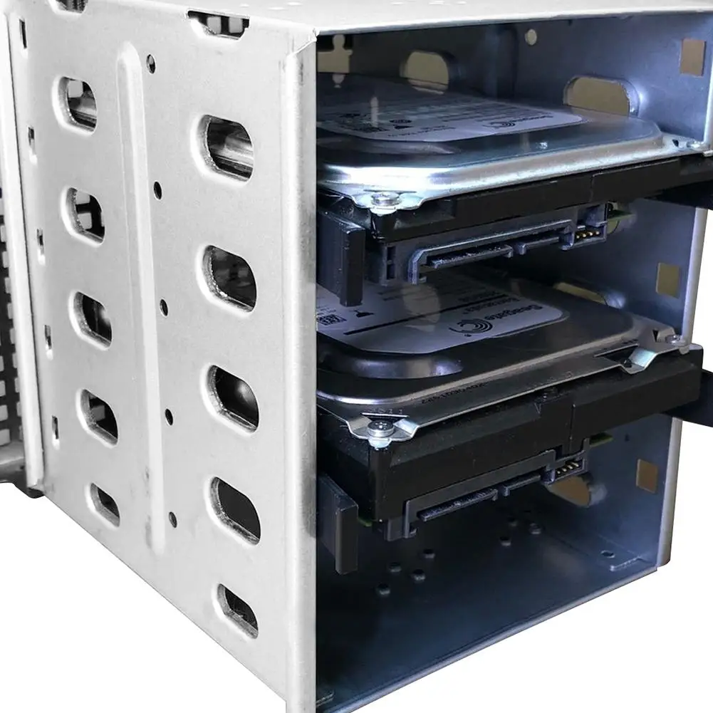 5 слотов для карт 3 дюймов HDD чехол SATA SAS клетка жестких дисков кабельный лоток