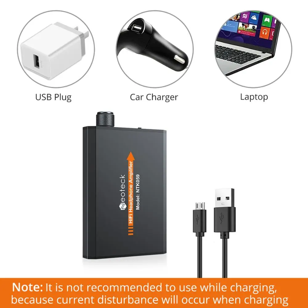  Neoteck Amplfiers Headphone Earphone Amplifier Portable Aux In Port for iPhone Android Music Player