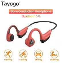 Tayogo S2, наушники с костной проводимостью, Bluetooth 5,0, беспроводные наушники, уличная спортивная Гарнитура с защитой от пота, гарнитура с микрофоном