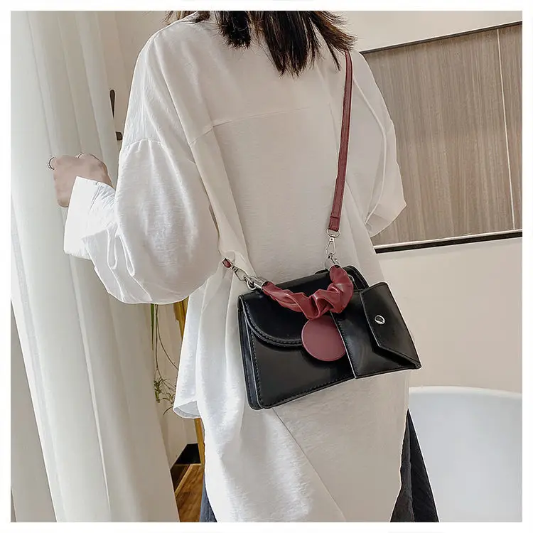 2021 Fashion Small Designer Crossbody Bag for Women Vintage Female Purses and Handbags PU Leather Shoulder Bags