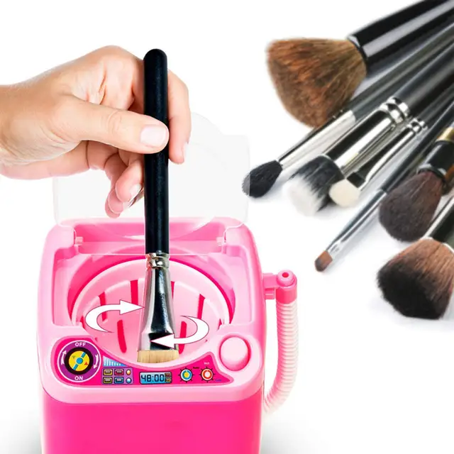 Found a makeup sponge & brush mini washing machine to clean makeup bru