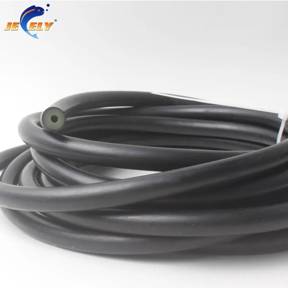 2m/lot 3mmx10mm Black Color Latex Rubber Tube For Spearfishing