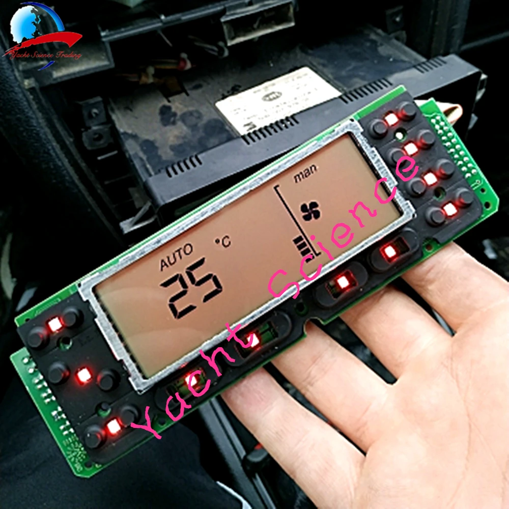 Air Conditioning LCD Screen Display Heating Climate Control Panel For Seat Leon Toledo Pixel Repair lcd display navigation touch screen