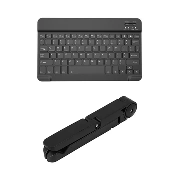 

1 Pcs Tablets Phone Stand & 1 Pcs Bluetooth Keyboard Keypad 10 Inch for Tablet Laptop Smartphone Ipad