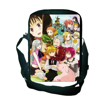 

The Seven Deadly Sins Nanatsu No Taizai Shoulder Bag Boys Girls Bags New Beautiful Phone Bag Fashion Mini Purse for Men Women