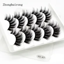 5 пар 3D накладных ресниц ручной работы, мягкие норковые ресницы, натуральные толстые длинные ресницы, инструмент для наращивания ресниц