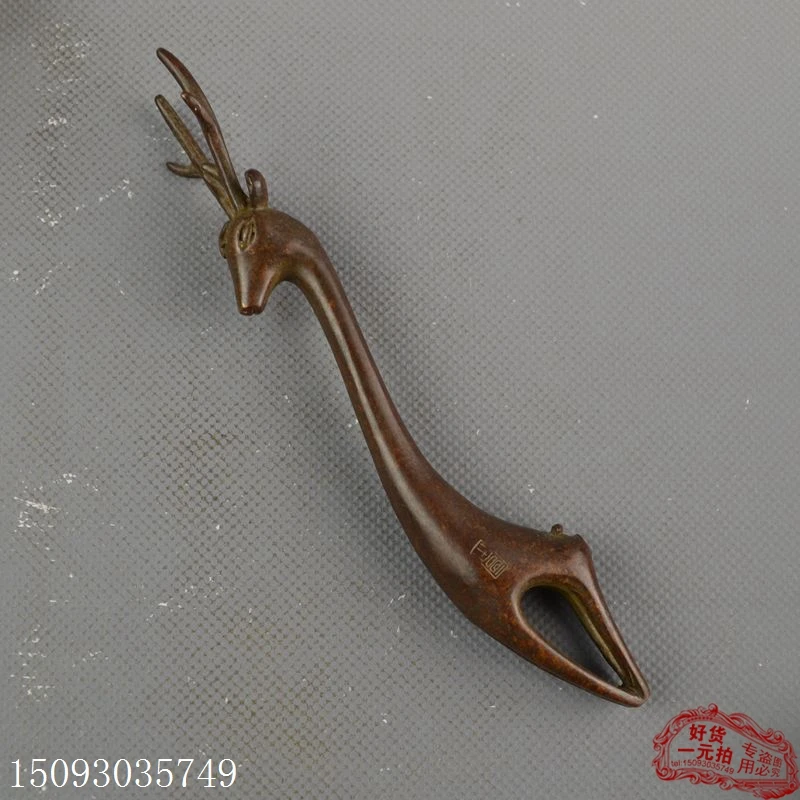 

Exquisite handmade red copper red copper red copper Sika Deer teapot handle