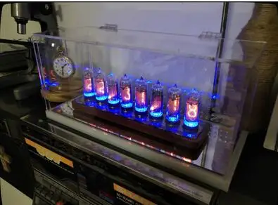 Цифровые светящиеся электронные трубки импортные мед тонкой сетки VALVOZM1000 один чип микрокомпьютер часы DIY - Цвет: Type4