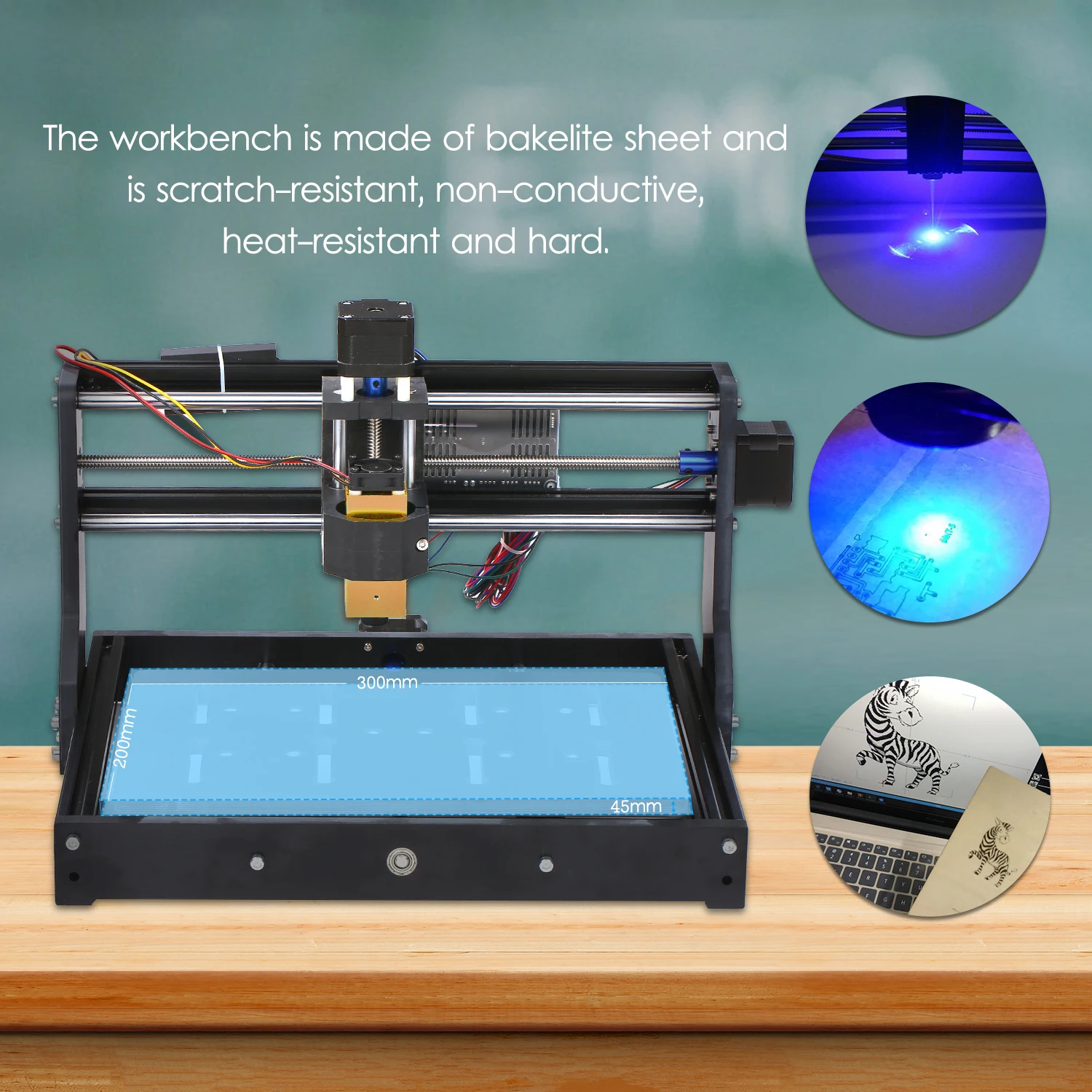 10 шт. CNC3020 Мини DIY фрезерный станок с ЧПУ комплект мощный фрезерный станок GRBL контроль лазерный гравер гравировальный станок ER11 Шпиндельный патрон