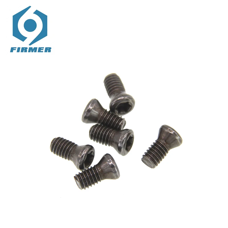 

Lathe Tool Blade Cutter Accessories M4 M5 M6 Grade 12.9 Black Hexagonal Screw 20PCS Fastener CNC Accessories For Carbide Blade