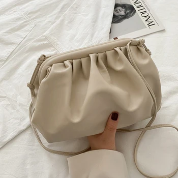 

Cloud Bag For Women Luxury Designer Small Cute Lady Crossbody Handbags Day Clutch Bags Pleated Dumpling Shoulder Messenger Bags
