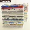 Teramila New Arrivals Colorful Design 7 PCS / Lot  9CMx50CM Sewing Material Cotton Jelly Rolls Strips Plain Fabric Patchwork ► Photo 3/6