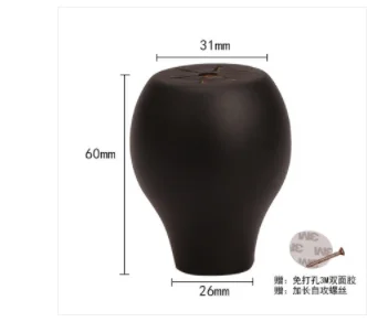 

013 Furniture accessories fittings Solid Wood Cabinet Footpad Lotus Table Foot Heightening Ball Chair Furniture Heightening