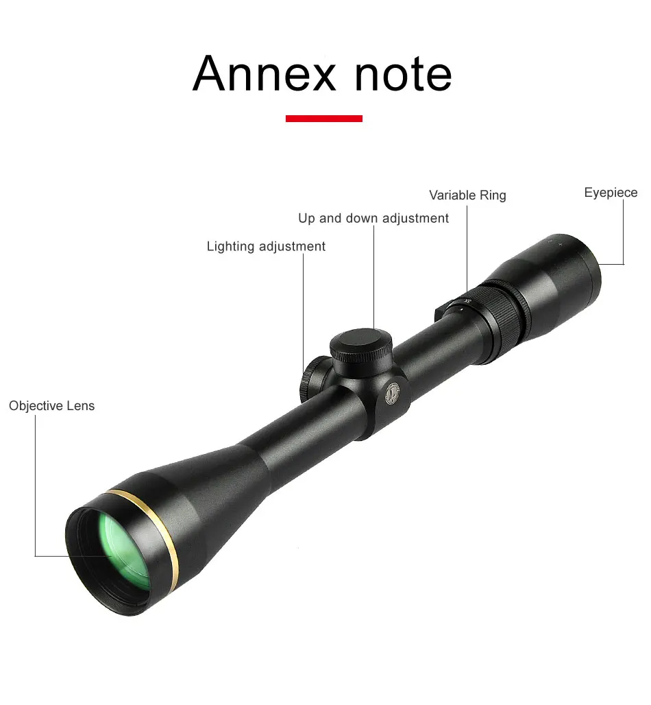 VX-2 3-9X40 оптика Riflescope охотничьи прицелы Mil-Dot тактические прицелы Riflescopes для страйкбола воздушные винтовки
