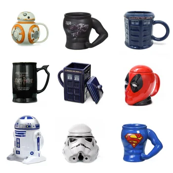

Newest Style Star Wars Ceramics Mug Milk Coffee And Drink Cup High Temperature Manufacture Porcelain Breakfast Cup