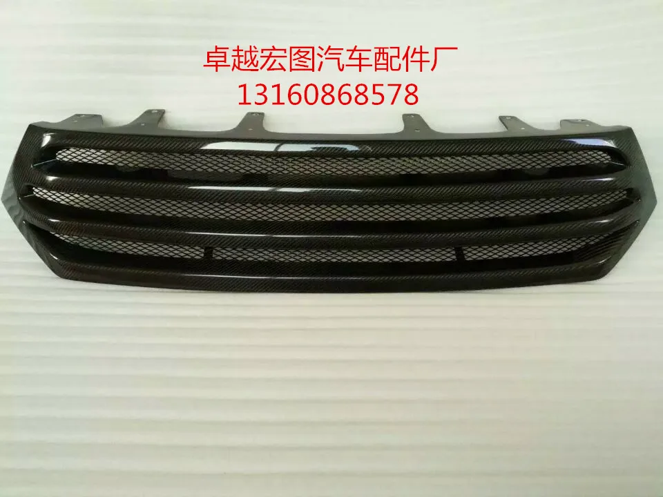 Подходит для toyota highlander 12-14 carbon fiber автомобильный гриль решетка гоночные решетки высокого качества
