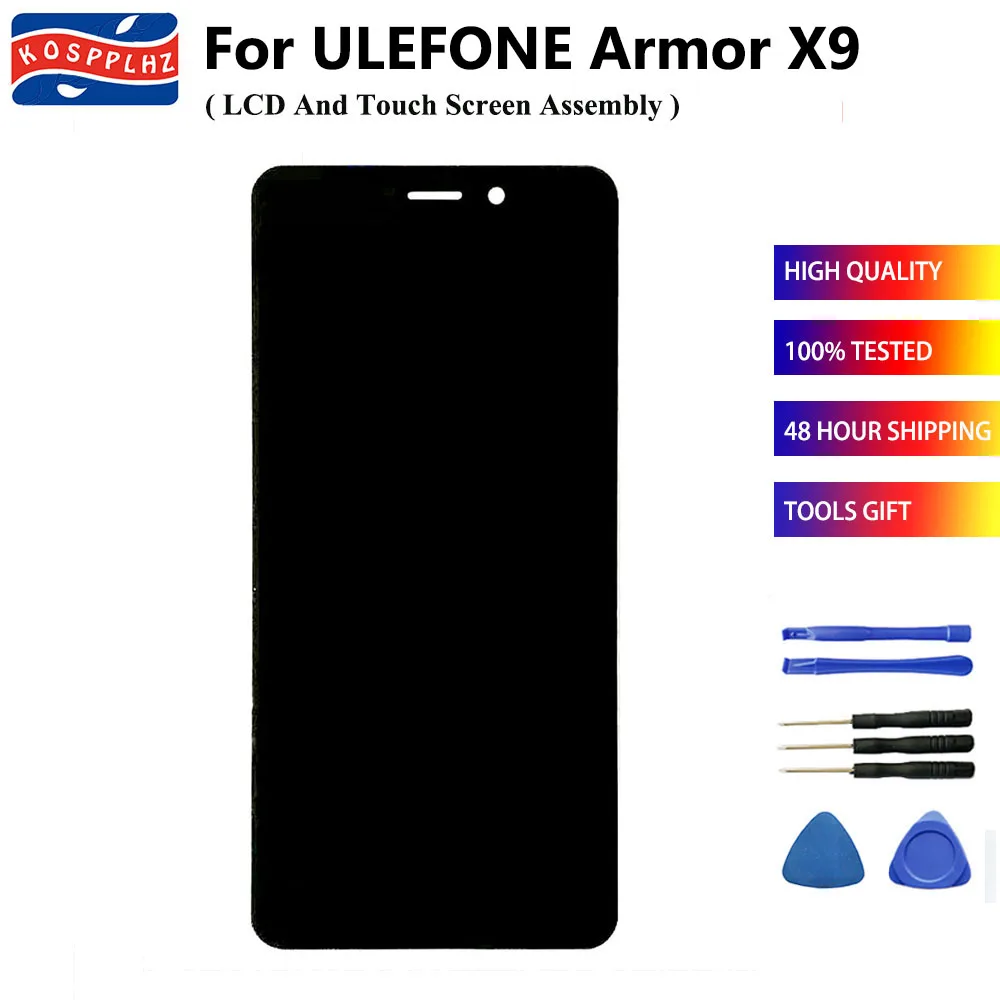 

Tested Well For ULEFONE Armor X9 / X9 Pro LCD Display + Touch Screen Assembly Replacement 5.5" For Armor X9 Pro LCD Dispaly