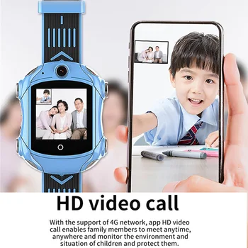 

Global Network 4G LTE Vlote DF53 Children Smart Watch Face Unlocked 1.4 Inch IP67 Waterproof 700mAh Long standby /Andorid IOS