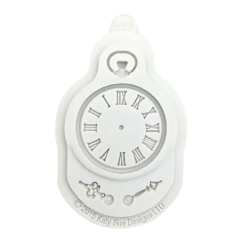 

Fondant Cake Decoration Mould Clock Pocket Watch Decorating Tools DIY Baking Kitchen Silicone Mold AXYD