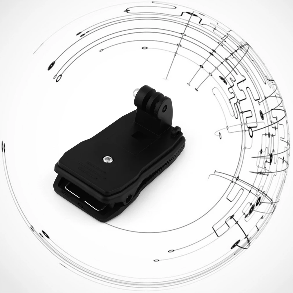 360 'роторный рюкзак шляпа Rec крепление клипов быстрый зажим Крепление для GoPro Hero 2